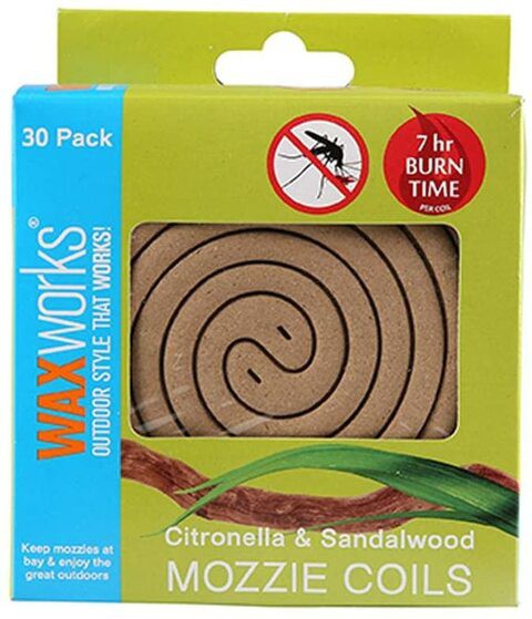 Doreen Waxworks Incense Coil pack of 30 Citronella and Sandalwood（LH083A）