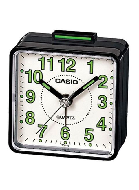 Casio - Analog Desk Clock Black 5.7x5.7x3.3cm