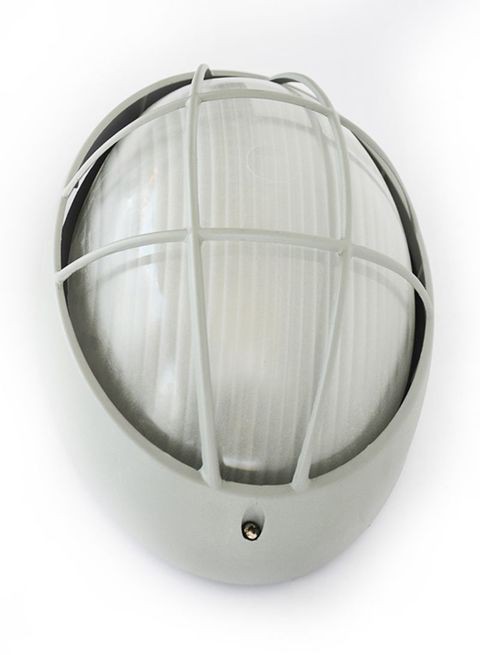 Al Salhiya Lighting - Indoor And Outdoor Bulkhead Light Grey/White 32x11centimeter