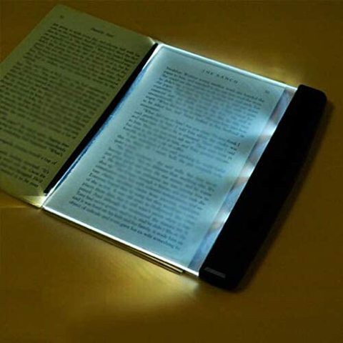 Generic - LED Light Wedge Eyes Protect Panel Book Reading Lamp Paperback Night Vision