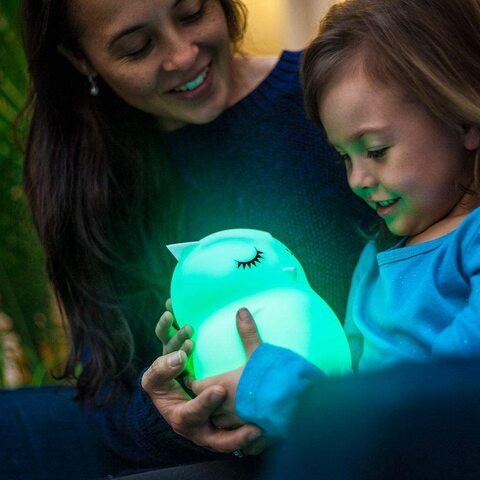 Lumipets Silicone Baby Night Light - Owl