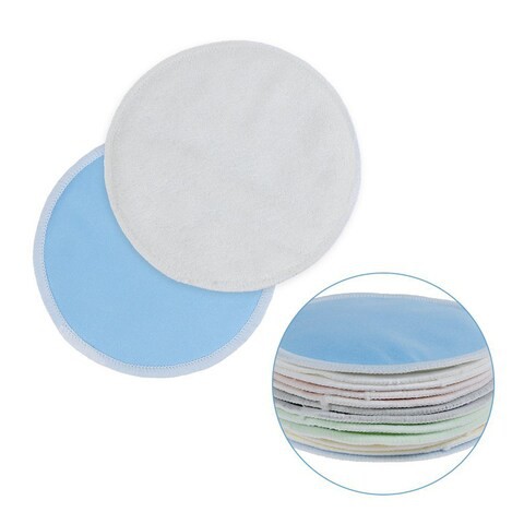 Generic-New Product Anti-Galactorrhea Pad Washable 3 Layers Bamboo Cotton Plain Emulsion Pad Used For Postpartum Mother