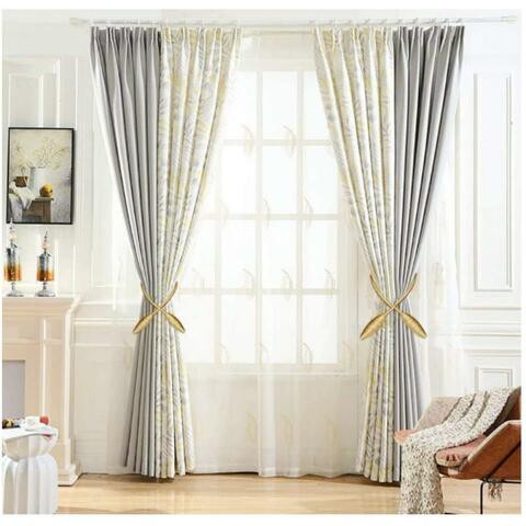 ALISSA Set Of 2 Creative Curtain Holder Classic European Window Holdbacks (Gold)