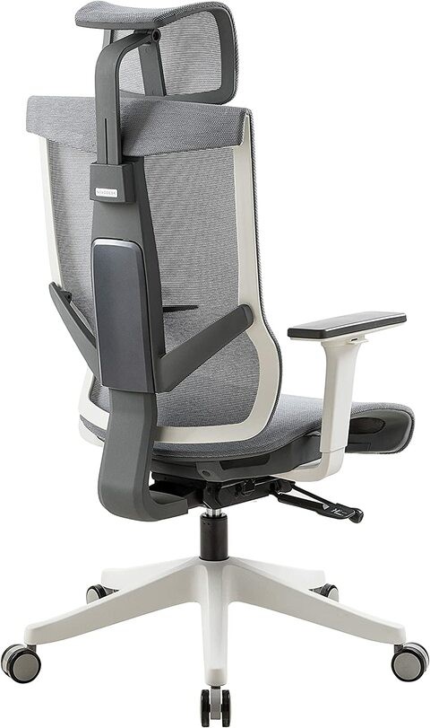 Aero Mesh Ergonomic Chair, Premium Office &amp; Computer Chair with Multi-adjustable features by Navodesk (GREY)