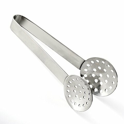 Norpro Stainless Steel Round Tea Bag Squeezer, One Size