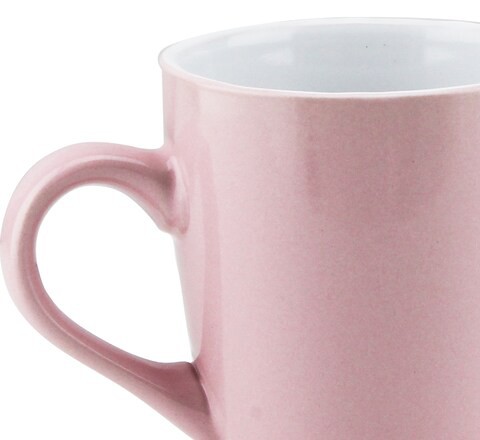 SHALLOW PORCELAIN MUG, PINK, BD-MUG-81S