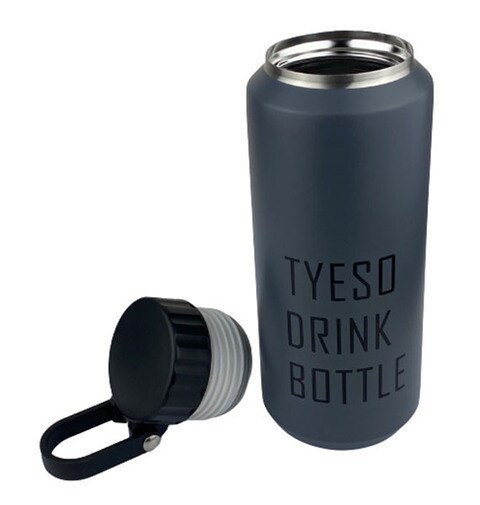 Tumbler - Stainless Steel Vacuum Insulated Travel Tumbler with Double Partition SEALING Ring - 500ml (GREY)