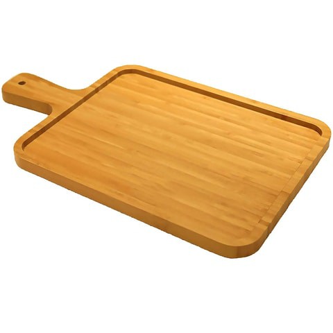 LINGWEI Pizza Tray Pizza Pan With Handle Pizza Baking Tray Pizza Board Tray Baking Cutting Chopping Board With Handle For Cheese Bread Cake Fruit Snack Big