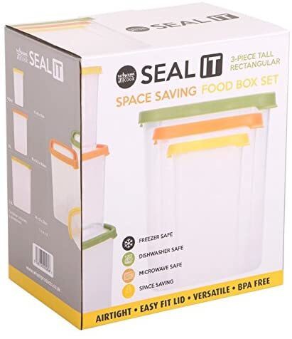 Wham Seal It Rectangular Food Box Set - 0.764 Kg