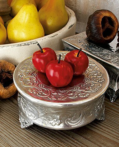 Deco 79 Aluminum Cake Stand for Stylish Host, Set of 4