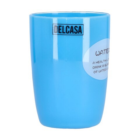 Delcasa Dc1321 400ml Water Cup With Handle - Portable Drinking Glass, Lead-Free Dishwasher Safe