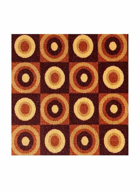 Generic Classic Printed Anti Skid Door Mat Brown 70 x 45cm