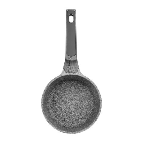 Non-Stick Sauce Pan With Lid GreyClear 16x85cm