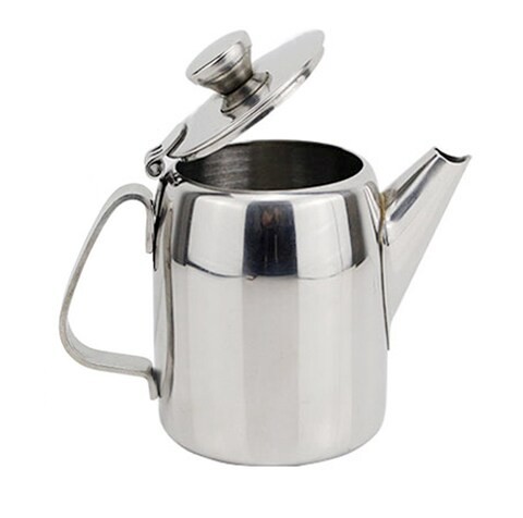 SUNNEX STAINLESS STEEL TEA POT 31330Q, 0.5 LITRE, SILVER