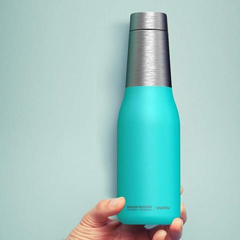 Asobu - Oasis Vacuum Insulated Double Walled Water Bottle Turquoise 600 ml