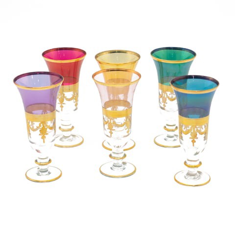 San Marco 6pcs Set Juice Glass- Made In Italy