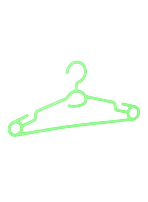 ROYALFORD 5-Piece Plastic Cloth Hanger Set Green