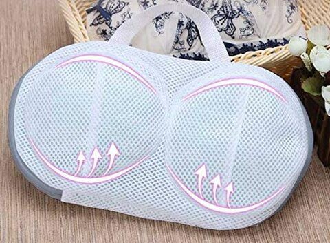 Doreen Small Bra Mesh Wash Bags for Laundry Wire-Free Brassiere Washing Machine Protector Underwear Travel Thicken Organizer Bag（GC893A）