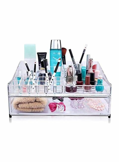 East Lady Acrylic Makeup Organizer Clear