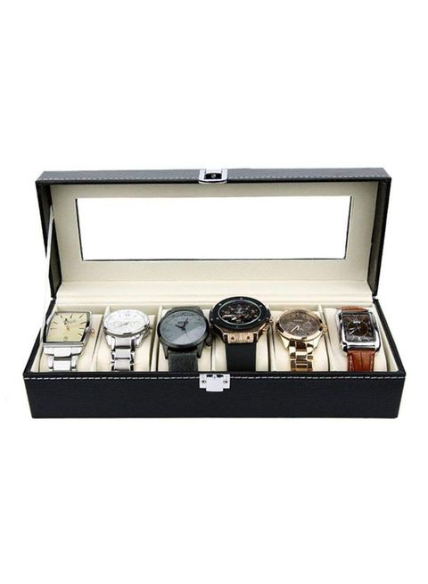 Generic 6-Slots Watch Box Organizer