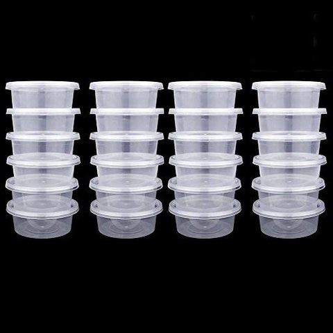 Generic - 20 Pcs Slime Storage Containers Foam Ball Storage Cups Containers With Lids