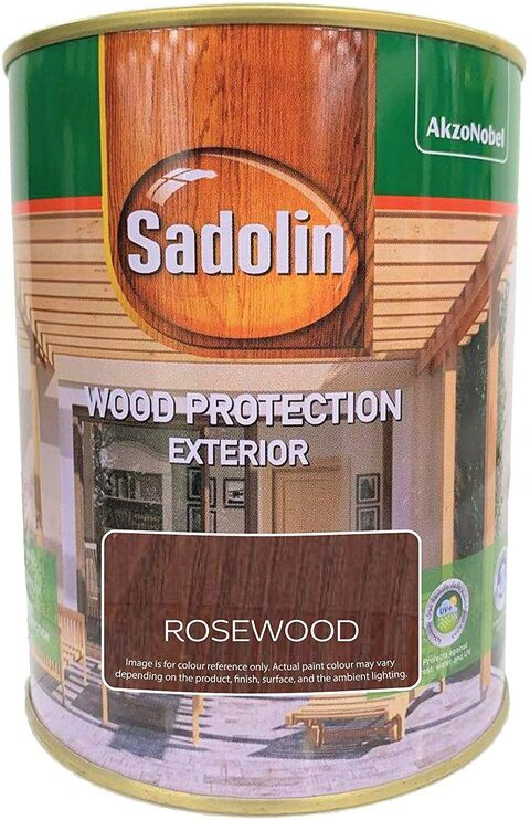 Sadolin Classic Water Repellent &amp; Wood Protection Wood Stain - Rosewood 1 Litre