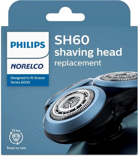 Philips Norelco Replacement Head For Series 6000 Shavers, Black, 1 Count