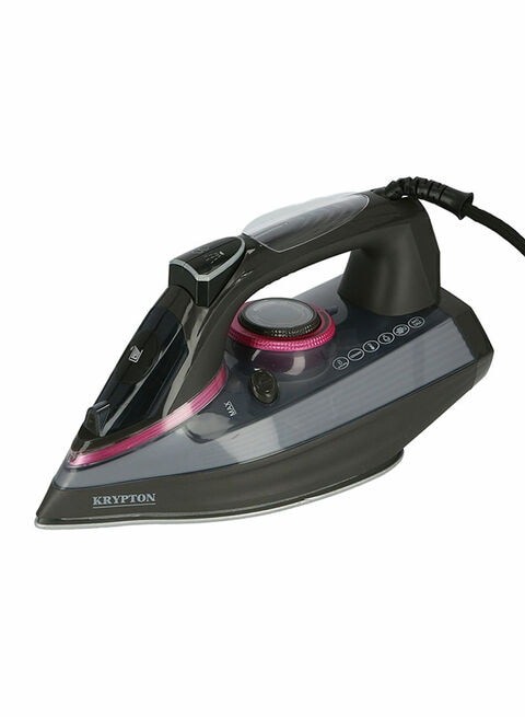 Krypton Non-Stick Soleplate Steam Iron KNSI6137 Black/Grey