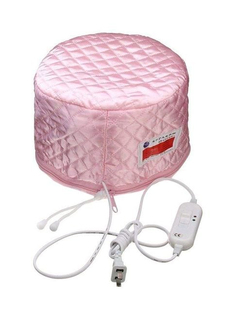 Generic - Thermal Spa Cap With Steamer Pink 0.98X0.8X1.2inch