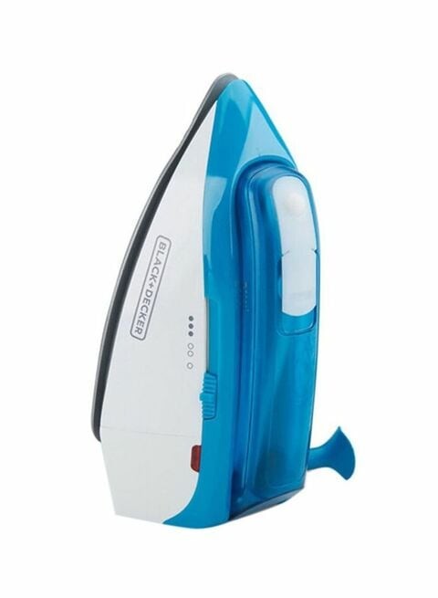 Black+Decker Dual Voltage Travel Steam Iron 1085 W TI250-B5 Blue/White