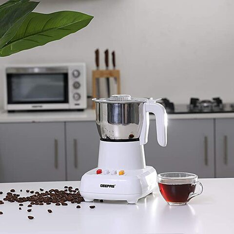 Geepas White Coffee Grinder, Gcg286