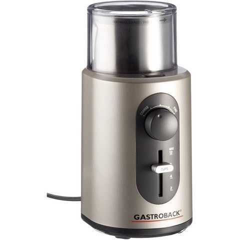 Gastroback 42601 Design Coffee Grinder Basic Stainless Steel