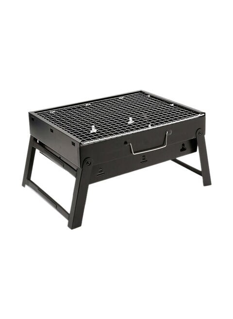 Generic Portable BBQ Charcoal Grill Black 20x35x27cm