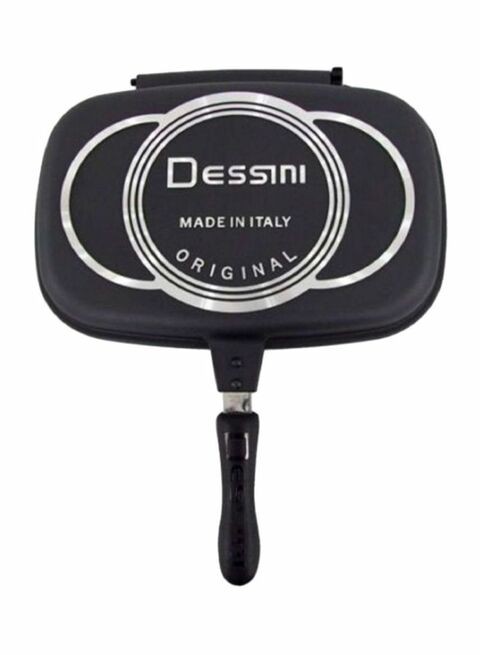 Dessini Double Grill Pan Black 36Cm