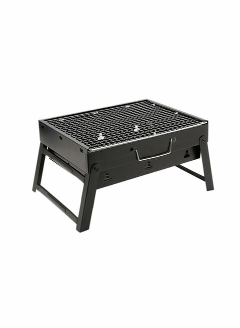 Biki Portable Bbq Charcoal Grill Black 43X29X23Cm