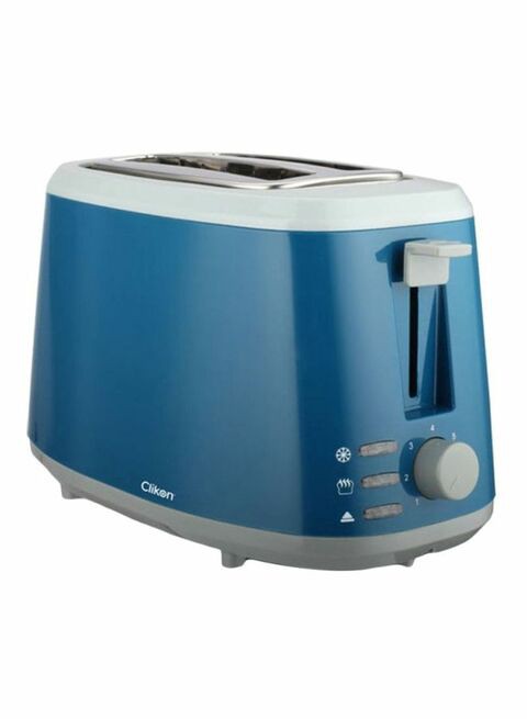 Clikon 2 Slice Bread Toaster CK2408 Blue/Grey