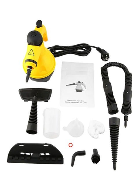 Generic Steam Cleaner With Accessory Kit Yellow/Black/White