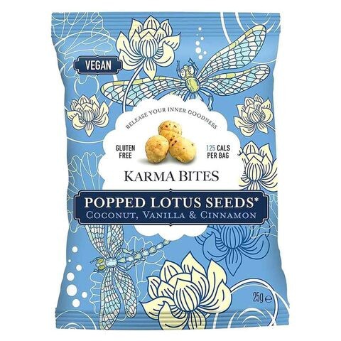 Karma Coconut And Vanilla Popped Lotus Seeds 25g