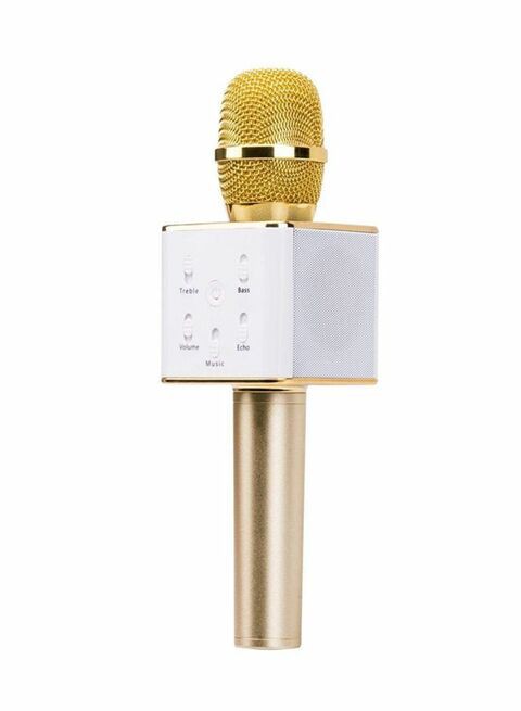 Q7 Bluetooth Wireless Karaoke Microphone 4461100182 White/Gold