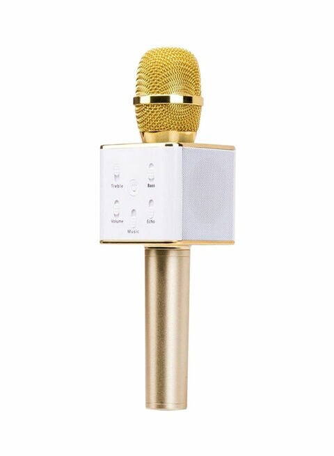 Generic Wireless Bluetooth Karaoke Microphone Mp-027 Gold/White