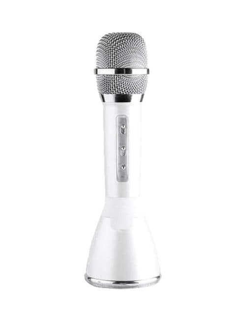 MARGOUN Bluetooth Wireless Karaoke Player Microphone 7282 Grey/White