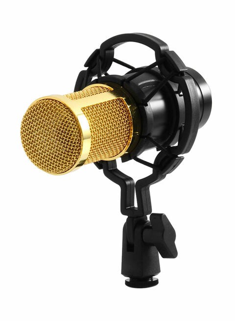 Generic Condenser Sound Recording Microphone With Shock Mount Bm - 800 Black