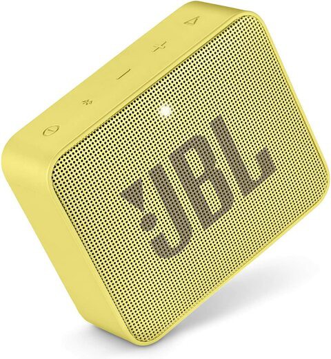 JBL Go 2 Portable Bluetooth Waterproof Speaker (Yellow), JBLGo2Syl