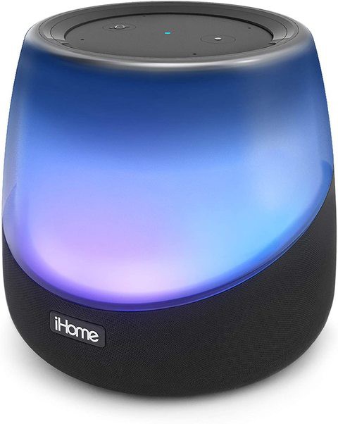 iHome iAV5v2 Color Changing Bluetooth Rechargeable Speaker for Amazon Echo Input and Echo Dot (2nd Generation)