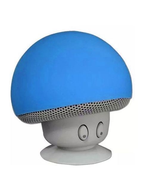 Generic Mini Mushroom Head Wireless Bluetooth Waterproof Stereo Speaker XD409302 Blue