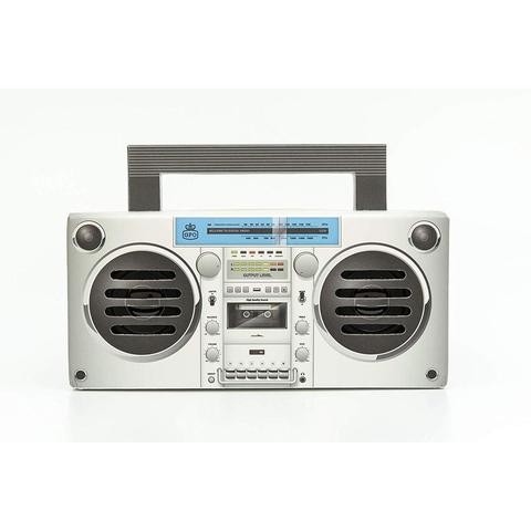 GPO Retro - Bronx Boombox Bluetooth Portable Speaker - Silver