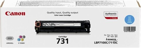 حبر كانون الأصلي Crg731 ، سماوي ، 1500P ، 6271B002 ، I-SENSYS Lbp-7100Cn ، 7110Cw ، Mf 8280Cw