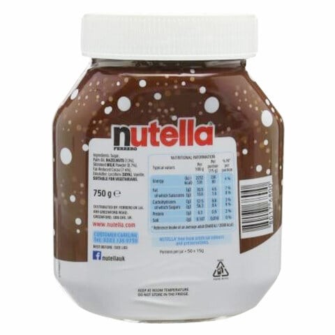 Nutella Ferrero Chocolate Spread 750gm