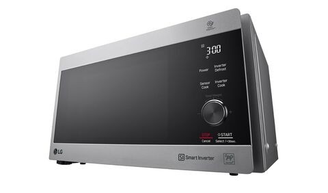 LG 42 Liter Inverter Microwave With Grill, Silver - Mh8265Cis