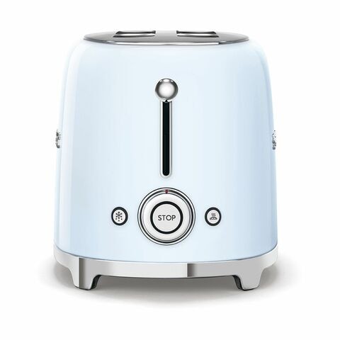 Smeg 1500W 4 Slice Electric Toaster, Stainless Steel (TSF02PBUK)